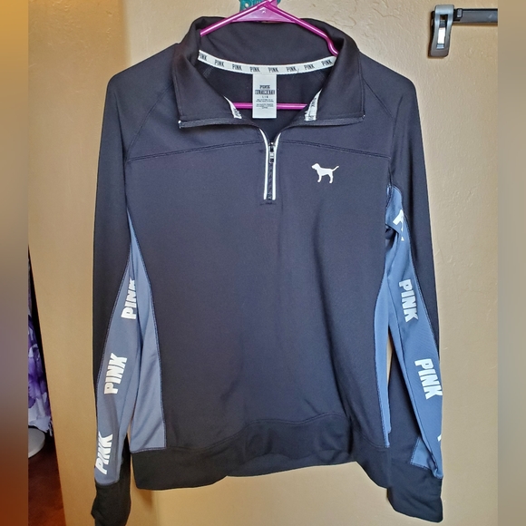 PINK 1/4 zip ultimate pullover jacket - Picture 1 of 8